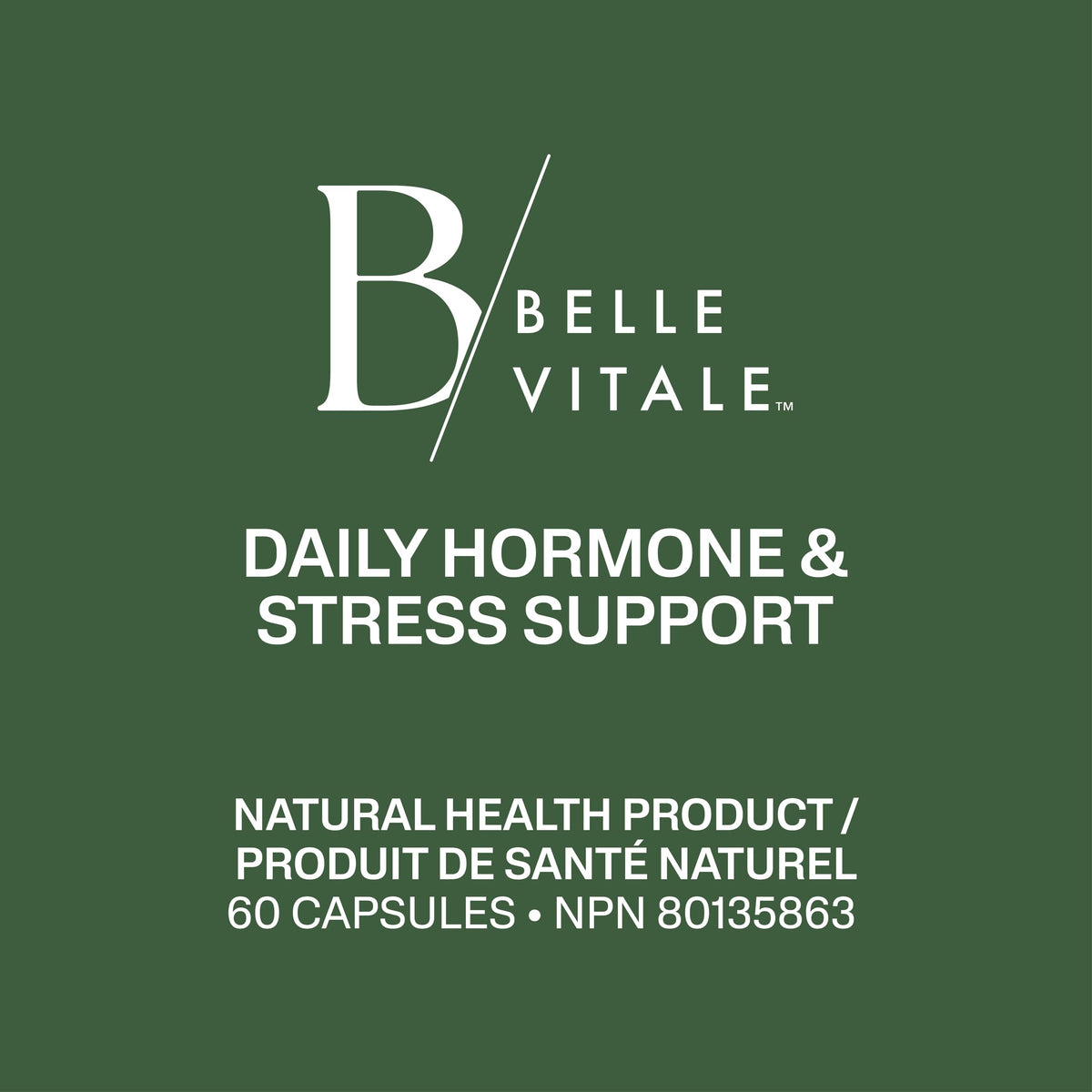 BODi Belle Vitale capsules sur une table