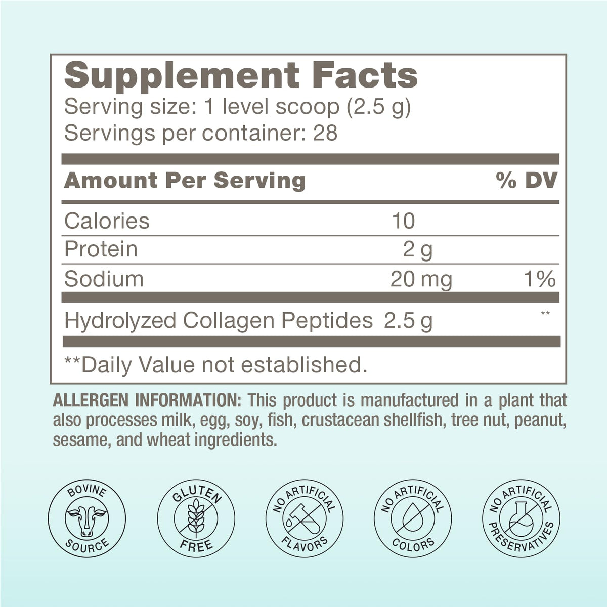 BODi Poudre de Collagène Bioactif 132g mélangée dans un verre d'eau
