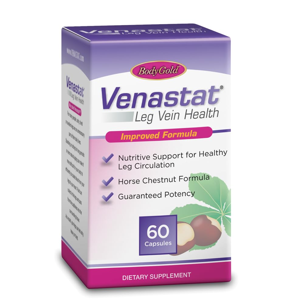 Body Gold Venastat 60 capsules végétales vue de face
