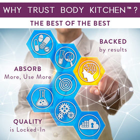 Body Kitchen Collagène Peptides Élastine 499g à côté d'autres compléments