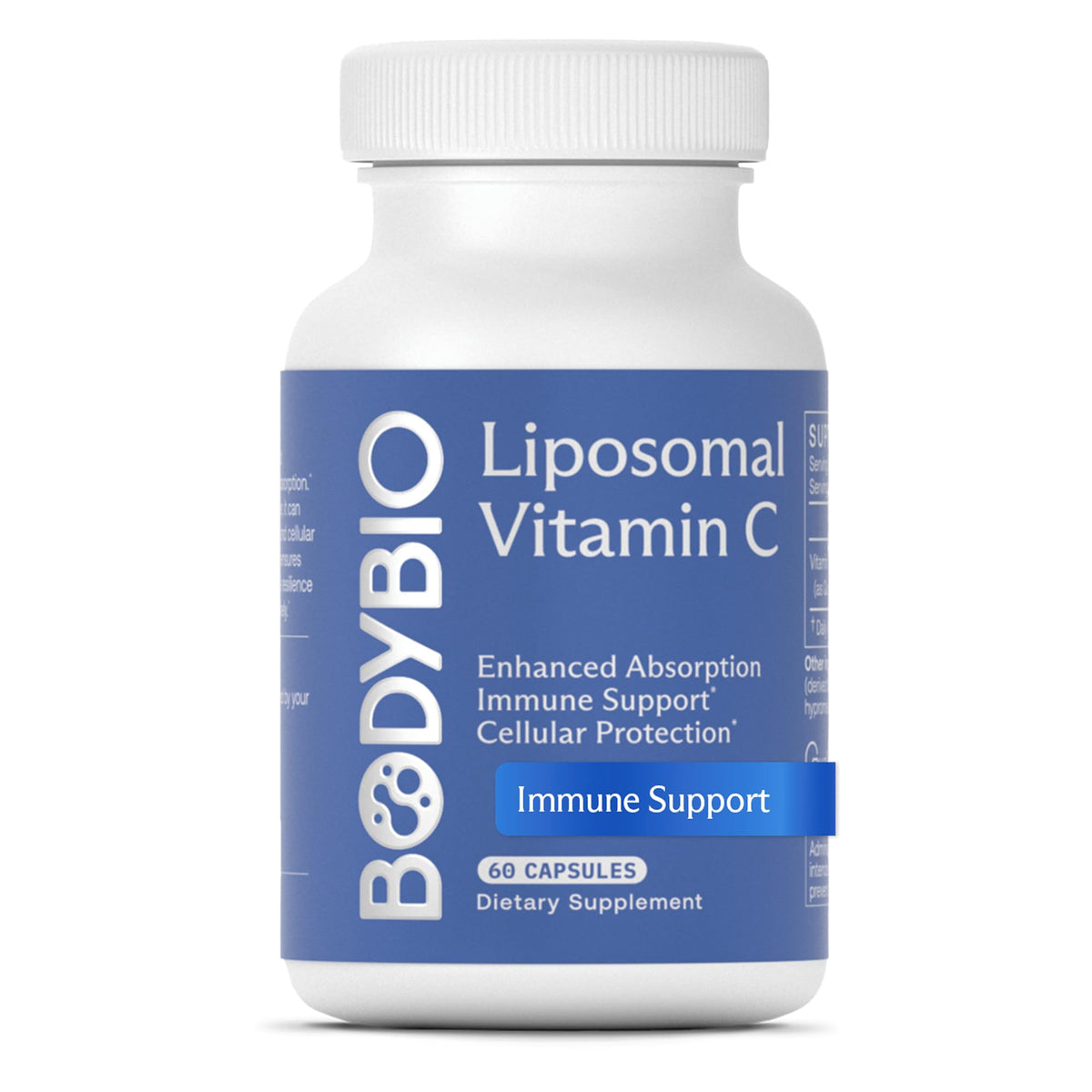BodyBio Vitamine C Liposomale 82g bouteille vue de face
