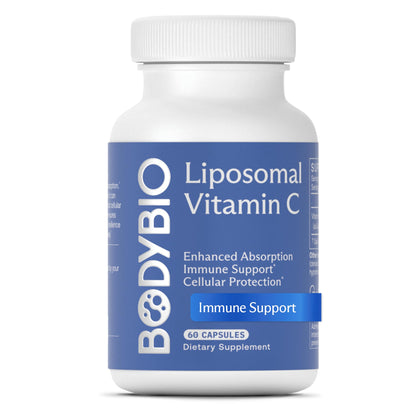 BodyBio Vitamine C Liposomale 82g bouteille vue de face