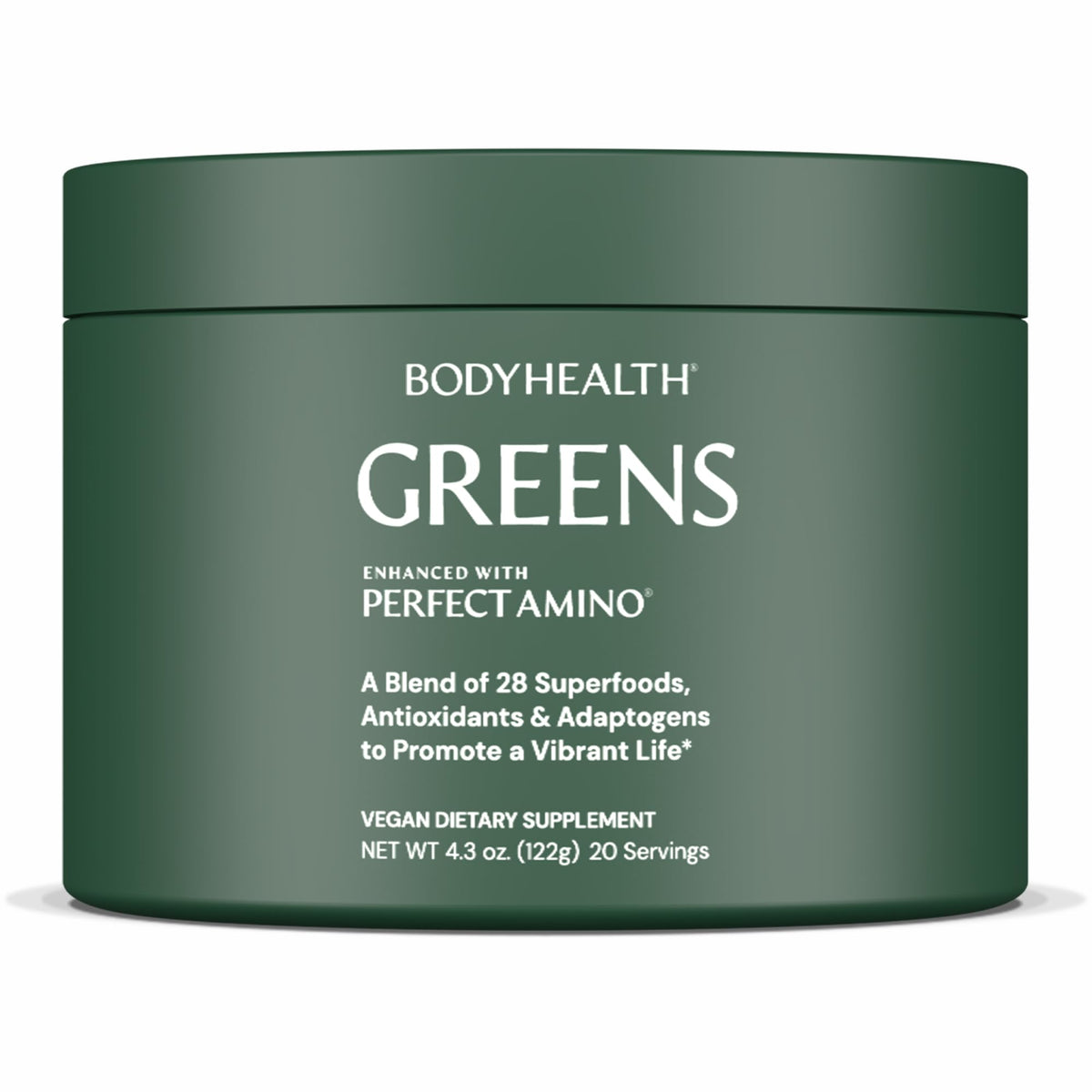 BodyHealth Greens Poudre Superaliment Pomme Verte 20 Portions vue avant