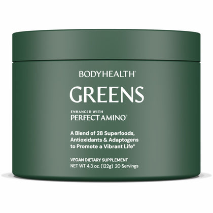 BodyHealth Greens Poudre Superaliment Pomme Verte 20 Portions vue avant