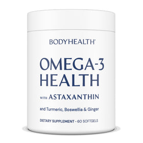 BodyHealth Omega 3 60 gélules soft vue avant avec étiquette