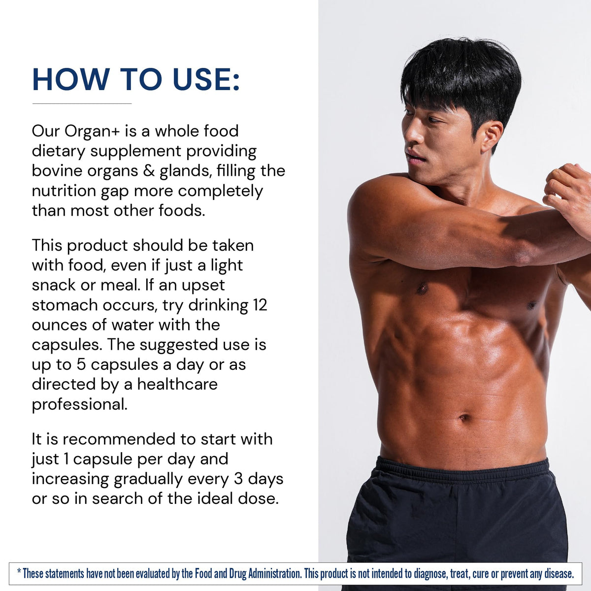 BodyHealth Organ+ capsules sur fond blanc