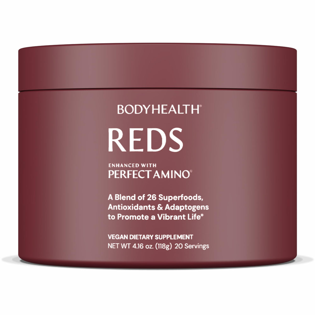 BodyHealth Perfect Reds 231g présentation du produit en sachet