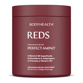 BodyHealth Perfect Reds 322g devant avec étiquette colorée