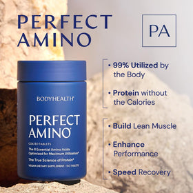 BodyHealth PerfectAmino 300 comprimés avec des comprimés visibles