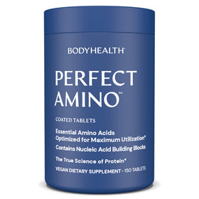 BodyHealth PerfectAmino 300 comprimés vue avant avec étiquette