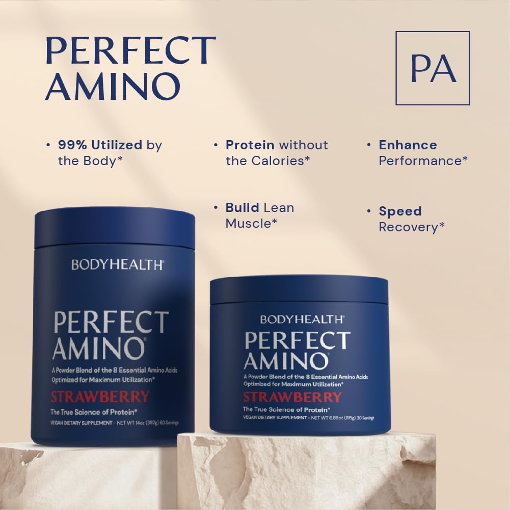 BodyHealth PerfectAmino Poudre 490g avec cuillère doseuse