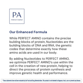 BodyHealth PerfectAmino Poudre BCAA et EAA 780g sur une table