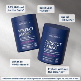 BodyHealth PerfectAmino Poudre mélange baies contenu