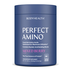 BodyHealth PerfectAmino Poudre mélange baies vue avant