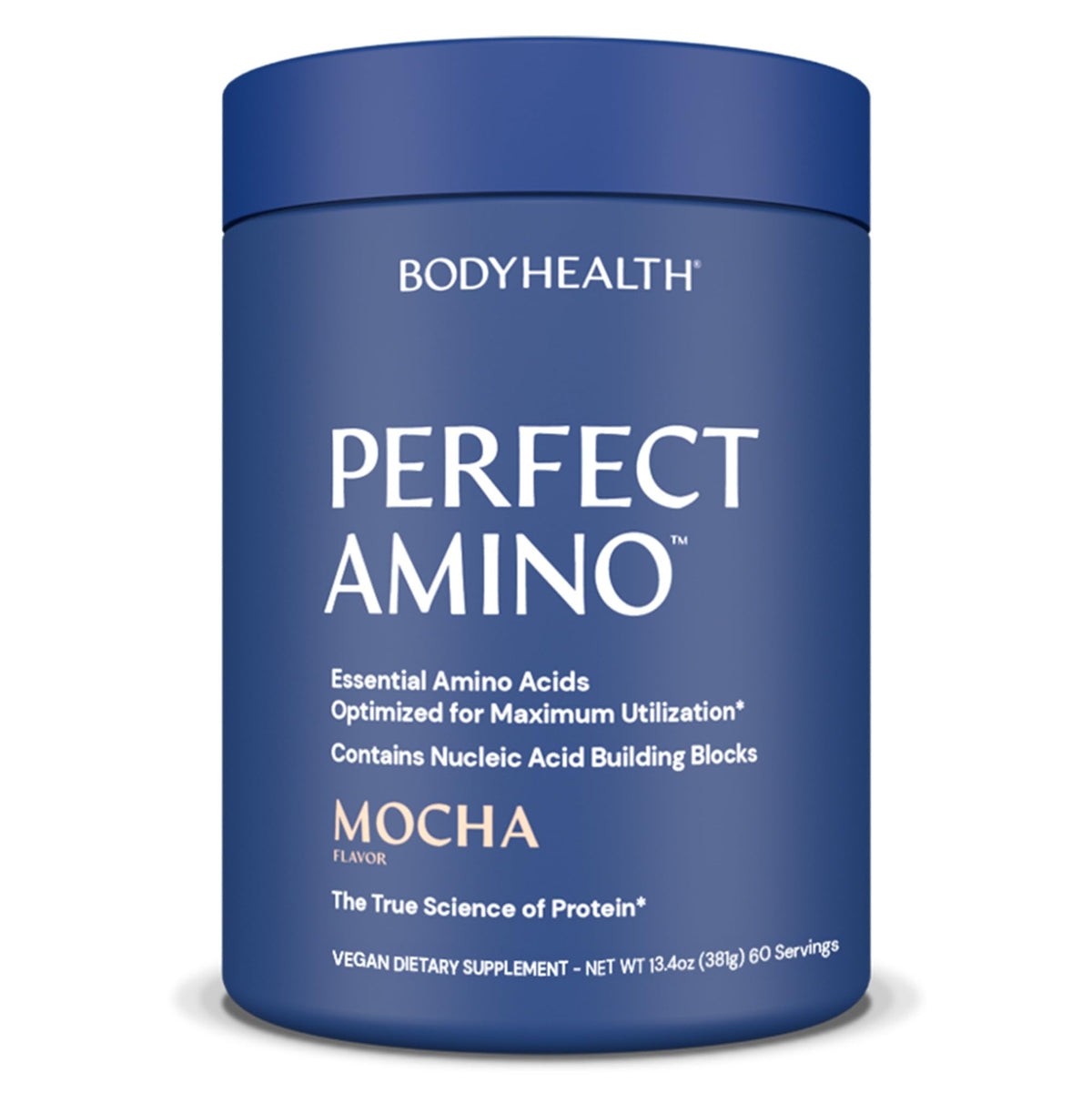 BodyHealth PerfectAmino Poudre Mocha 60 portions vue avant