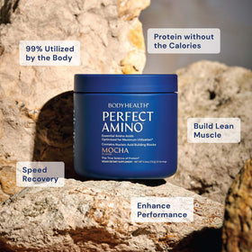 BodyHealth PerfectAmino Poudre Mocha vue de dos