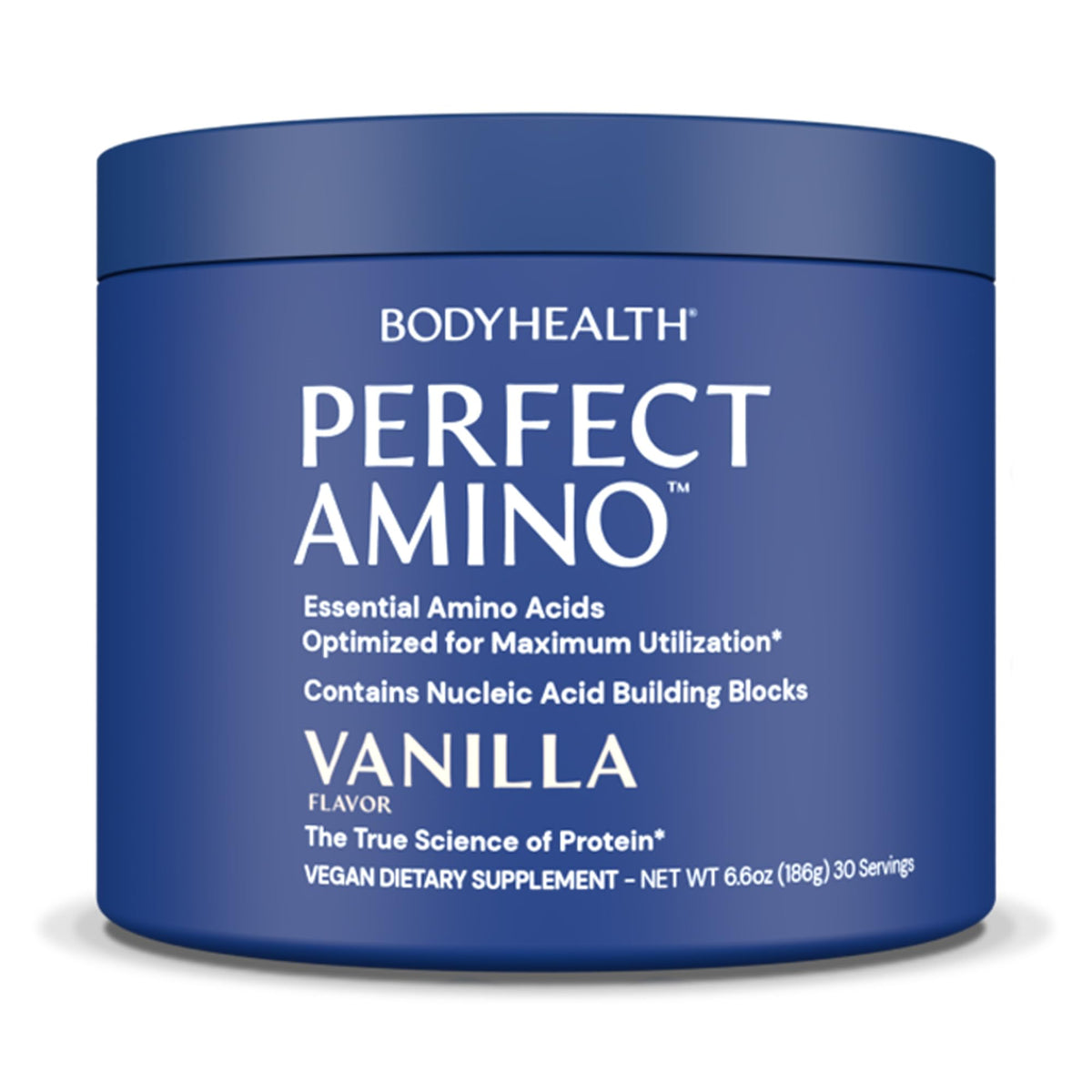 BodyHealth PerfectAmino Poudre vanille 30 portions vue avant