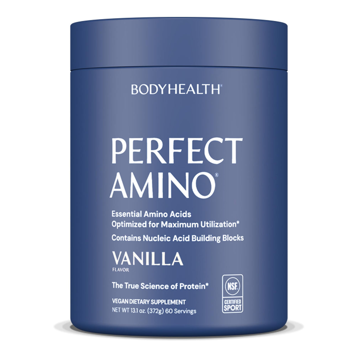 BodyHealth PerfectAmino Poudre vanille 60 portions vue de face