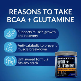 BodyTech BCAA + Glutamine Poudre en situation d'utilisation
