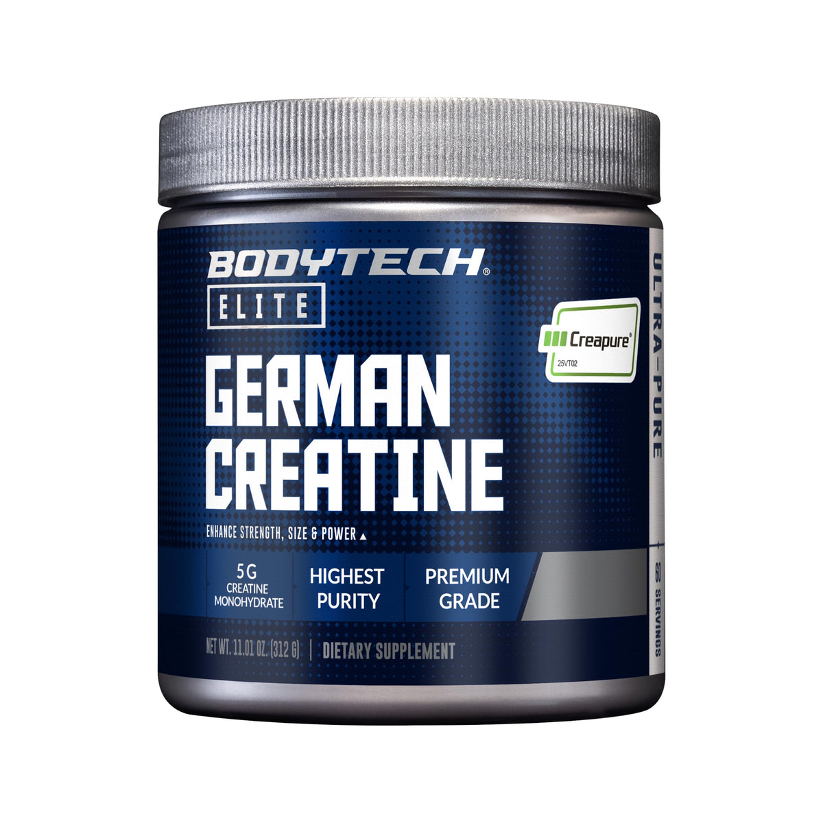 BodyTech Créatine Allemande Creapure 60 Portions face avant