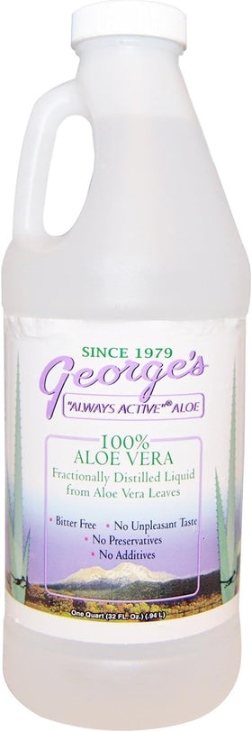 Boisson Aloe Vera ILIOS 100% pure, bouteille de 32 oz