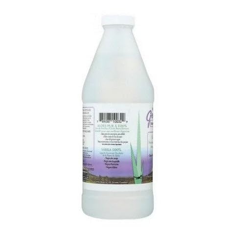 Boisson Aloe Vera ILIOS dans un verre avec des glaçons