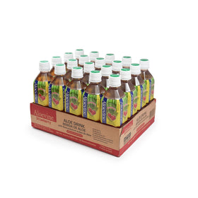 Boisson Aloevine Aloe Vera Fraise pack de 20 bouteilles de 500 ml