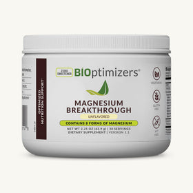 Boisson de magnésium BIOptimizers 180g vue de face