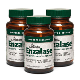 Boîte d'ENZALASE Complément Alimentaire Multi-Enzymes avec 150 capsules