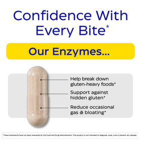 Boîte d'Enzymedica GlutenEase Extra Strength sur une table