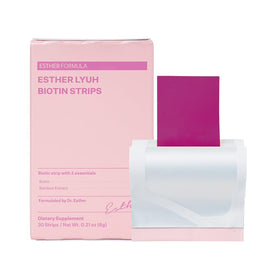 Boîte d'ESTHER FORMULA Biotin Strips vue de face