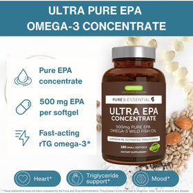 Boîte d'Igennus Ultra EPA Omega 3 500mg gélules