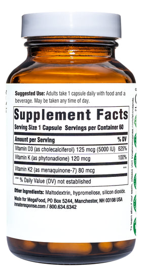 Boîte d'Innate Response Formulas D3 5000 UI avec capsules