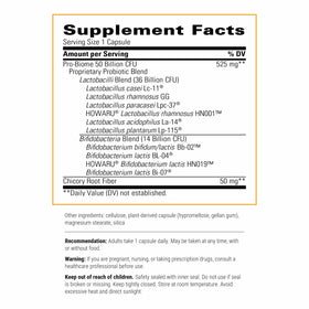 Boîte d'Integrative Therapeutics Pro-Biome avec capsules