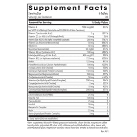 Boîte d'Optimox Androvite avec informations nutritionnelles