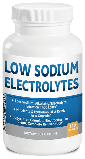Boîte de 120 capsules d'électrolytes faibles en sodium Kidney Restore