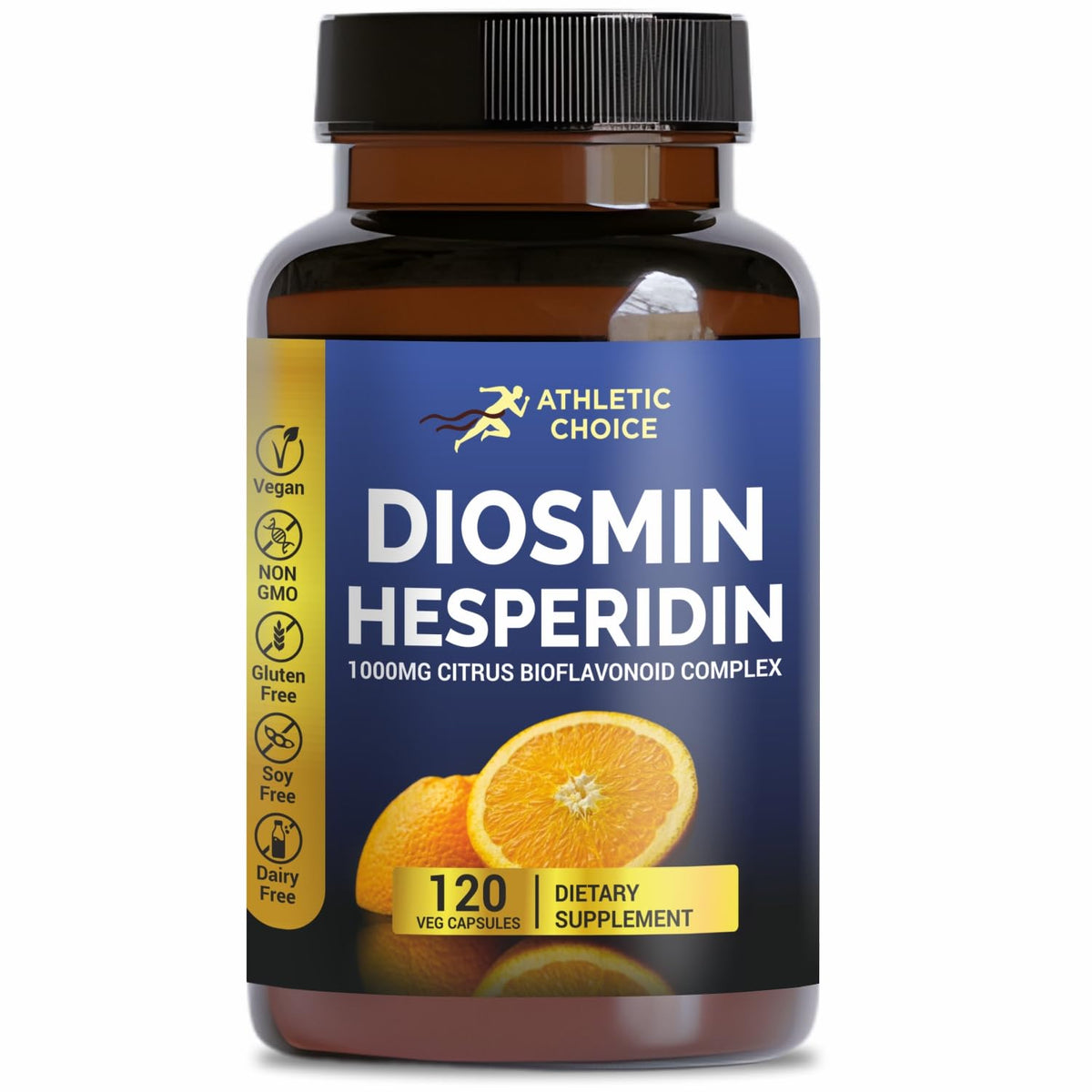 Boîte de 120 capsules végétales Diosmine Hespéridine Athletic Choice