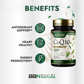 Boîte de 120 gélules de CoQ10 200 mg
