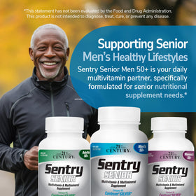 Boîte de 21st Century Multivitamines 50+ avec arrière-plan naturel