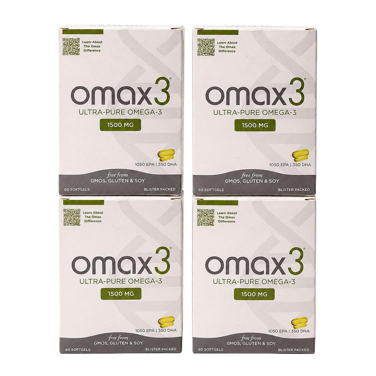 Boîte de 240 gélules Omax3 huile de poisson oméga-3