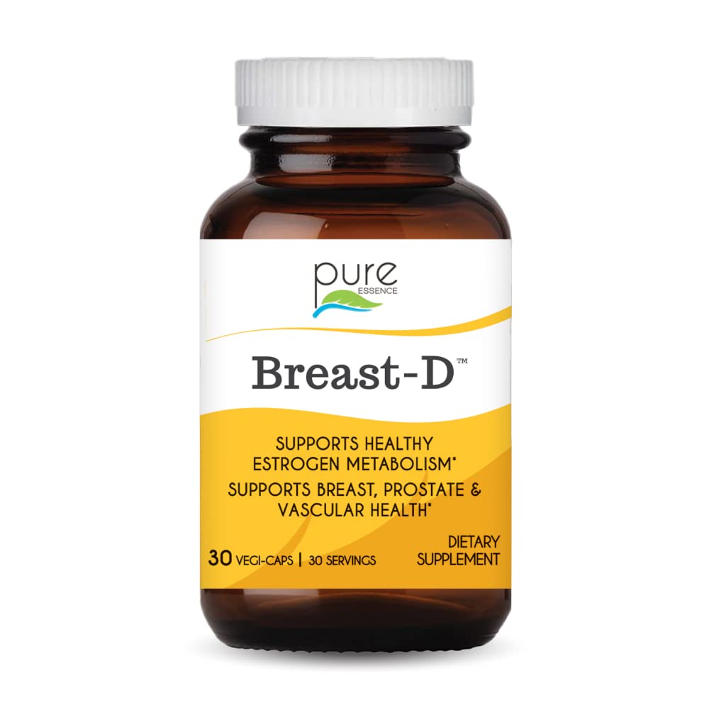 Boîte de 30 capsules Breast D de PURE ESSENCE LABS vue de face