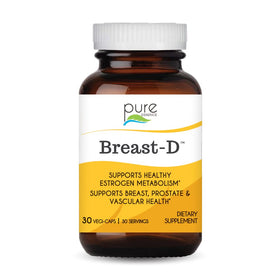 Boîte de 30 capsules Breast D de PURE ESSENCE LABS vue de face
