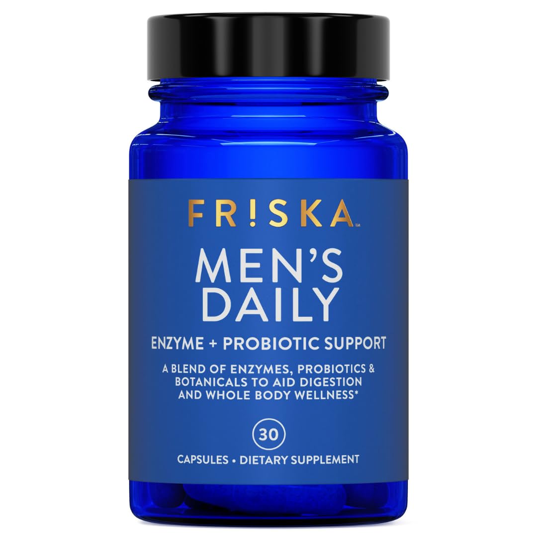 Boîte de 30 capsules d'enzymes daily FR!SKA pour hommes