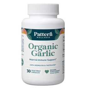 Boîte de 30 capsules de complément alimentaire à base d'ail bio Pattern Wellness