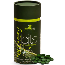 Boîte de 360 tablettes de chlorella bio ENERGYBITS vue de face