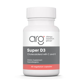 Boîte de 60 capsules Allergy Research Group Super D3 Vitamine D3