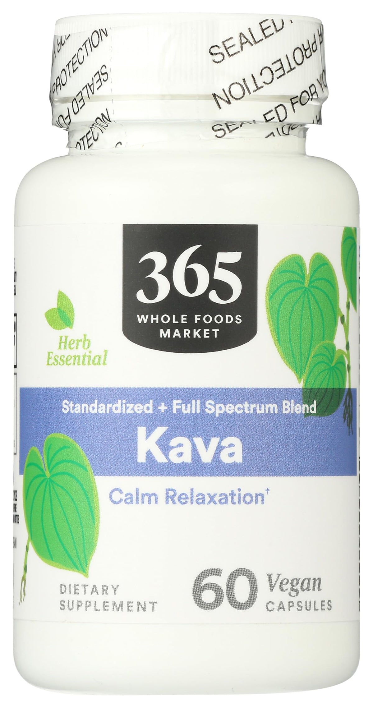 Boîte de 60 capsules de Kava 365 by Whole Foods Market
