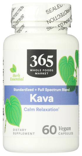 Boîte de 60 capsules de Kava 365 by Whole Foods Market