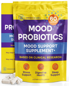 Boîte de 60 capsules de probiotiques de soutien de l'humeur InnovixLabs