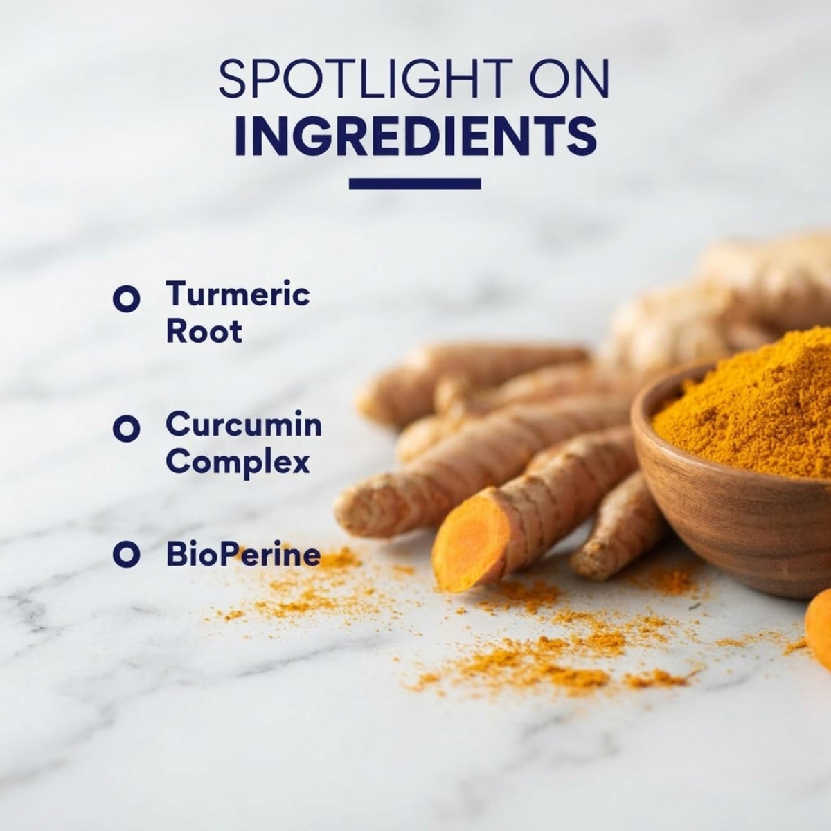 Boîte de 60 capsules végétales de Curcuma Research Verified, vue de côté